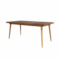Meja makan kayu jati solid grade A untuk 6 orang model vintage cocok untuk rumah atau restoran