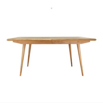 Grade A teak vintage retro ext table dimension width 100 cm length 180 cm extend to 240 cm with oil finished